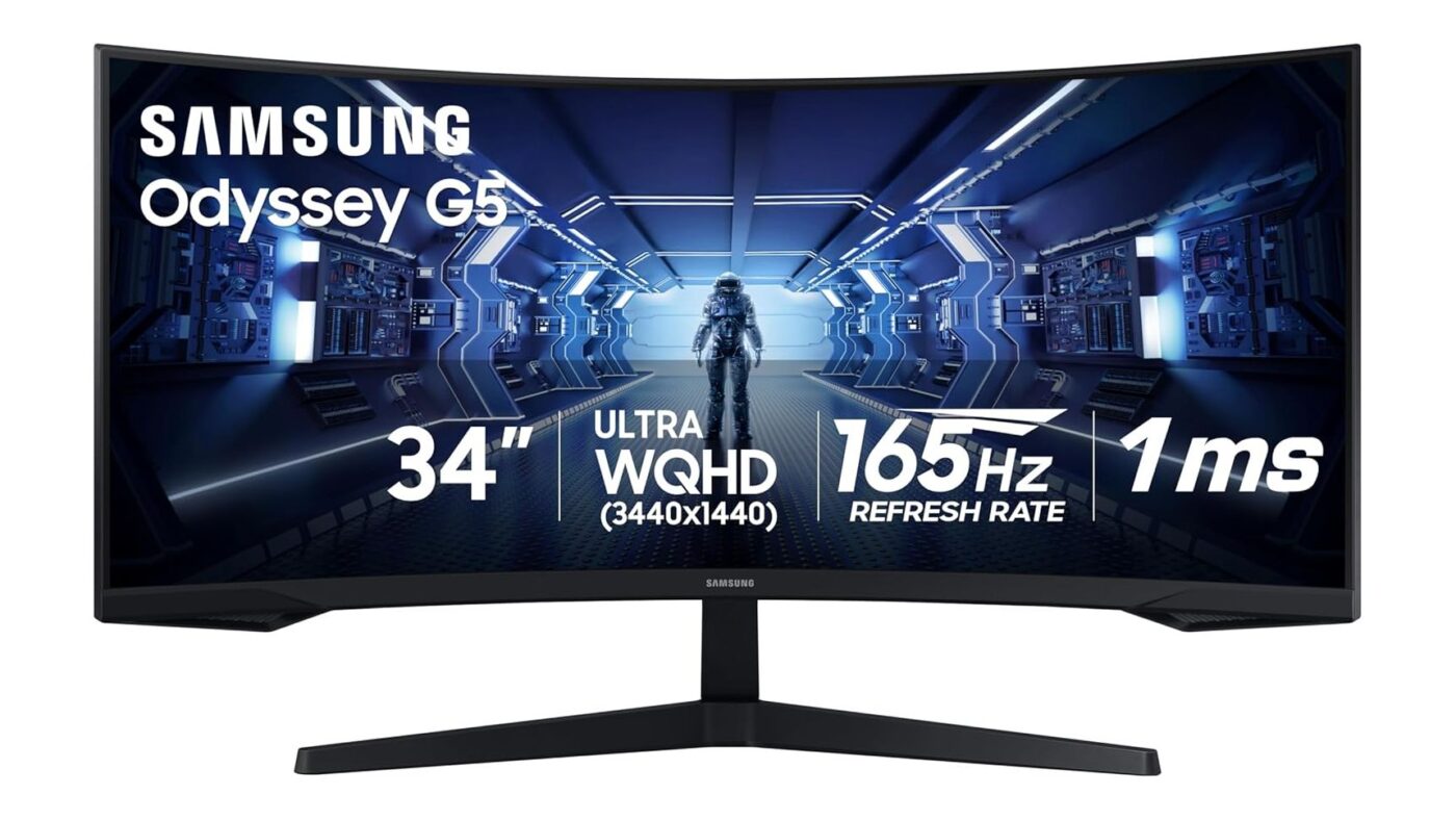 Samsung’s 34-inch 1440p ultrawide gaming monitor is $199 off